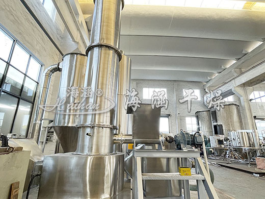 快速旋转闪蒸干燥机制作成功！